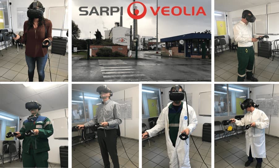 Initiation à la formation HSE en réalité virtuelle lors de la semaine prévention chez SARP Industries