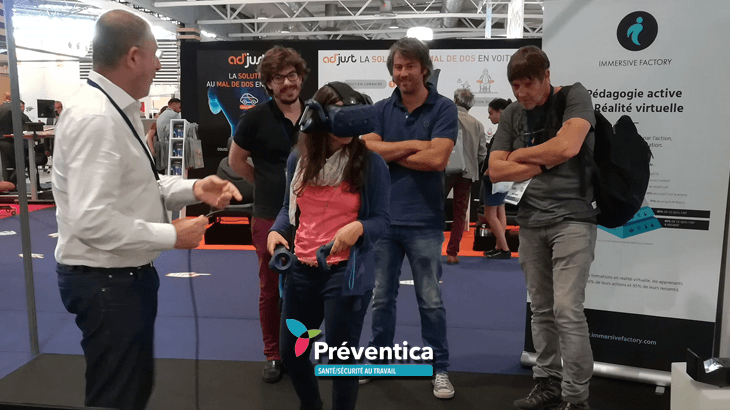 En direct de Preventica Lyon : Immersive Factory fait tester ses formations HSE en réalité virtuelle