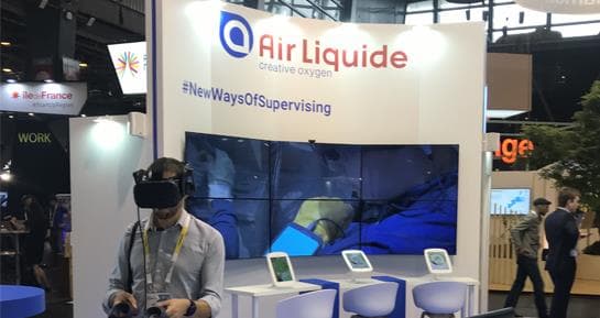 Safety training in virtual reality with the HTC Vive Pro headset, tested by Air Liquide 