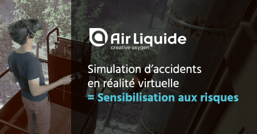 Air Liquide simule des accidents virtuels pour sensibiliser ses équipes à la sécurité.
