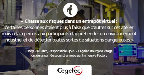 Témoignage Cegelec lors des journées sécurité