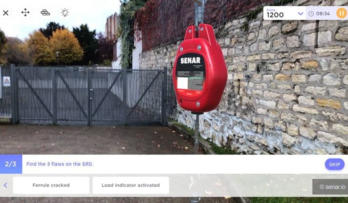 Inspection d'un harnais et d'un anti-chute screenshot2