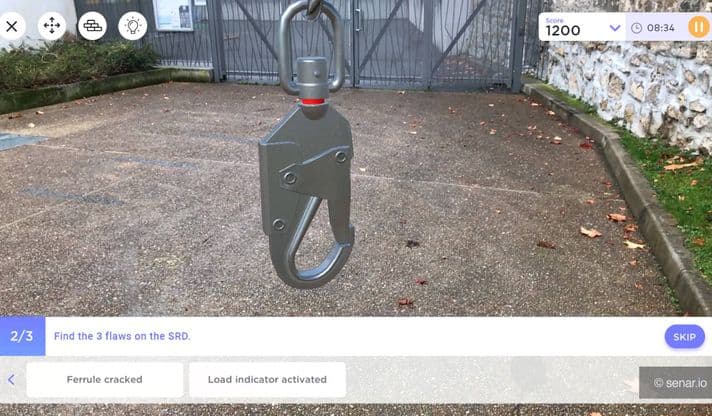 Inspection d'un harnais et d'un anti-chute screenshot3
