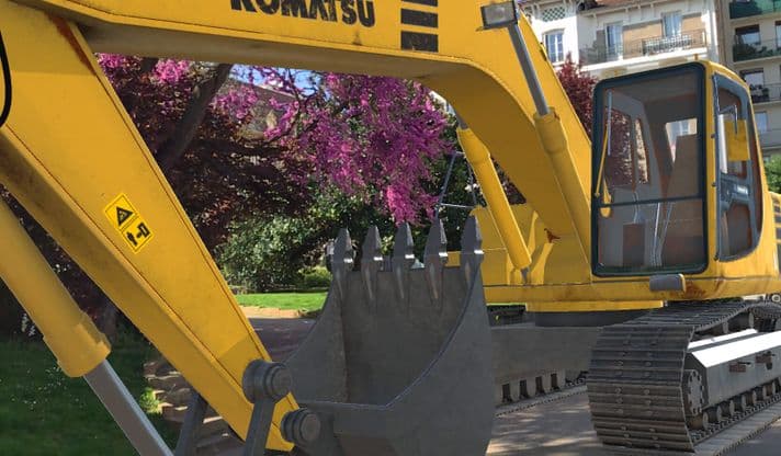 Inspection d'une excavatrice screenshot1