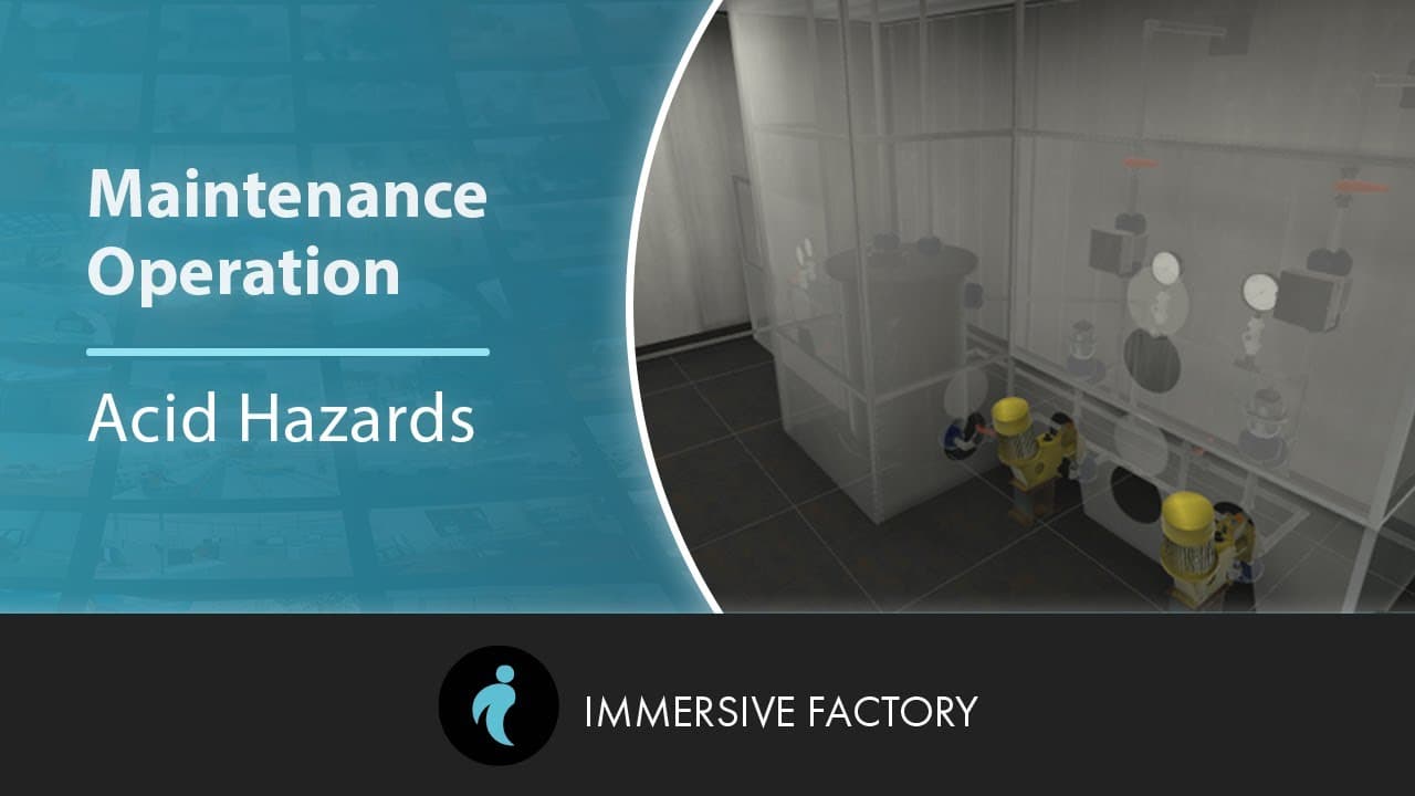Maintenance operation - Acid Hazards