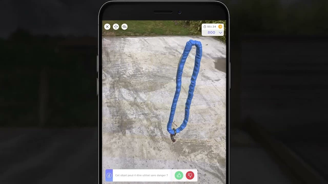 Inspection des élingues