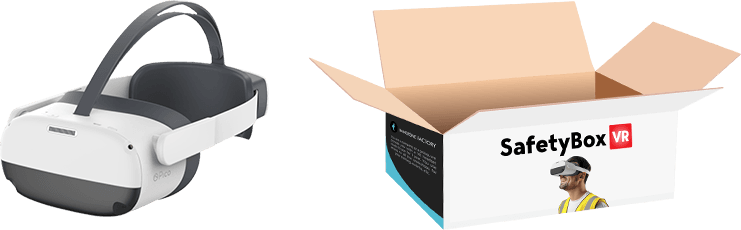 SafetyBox VR and Pico Neo 3 headset