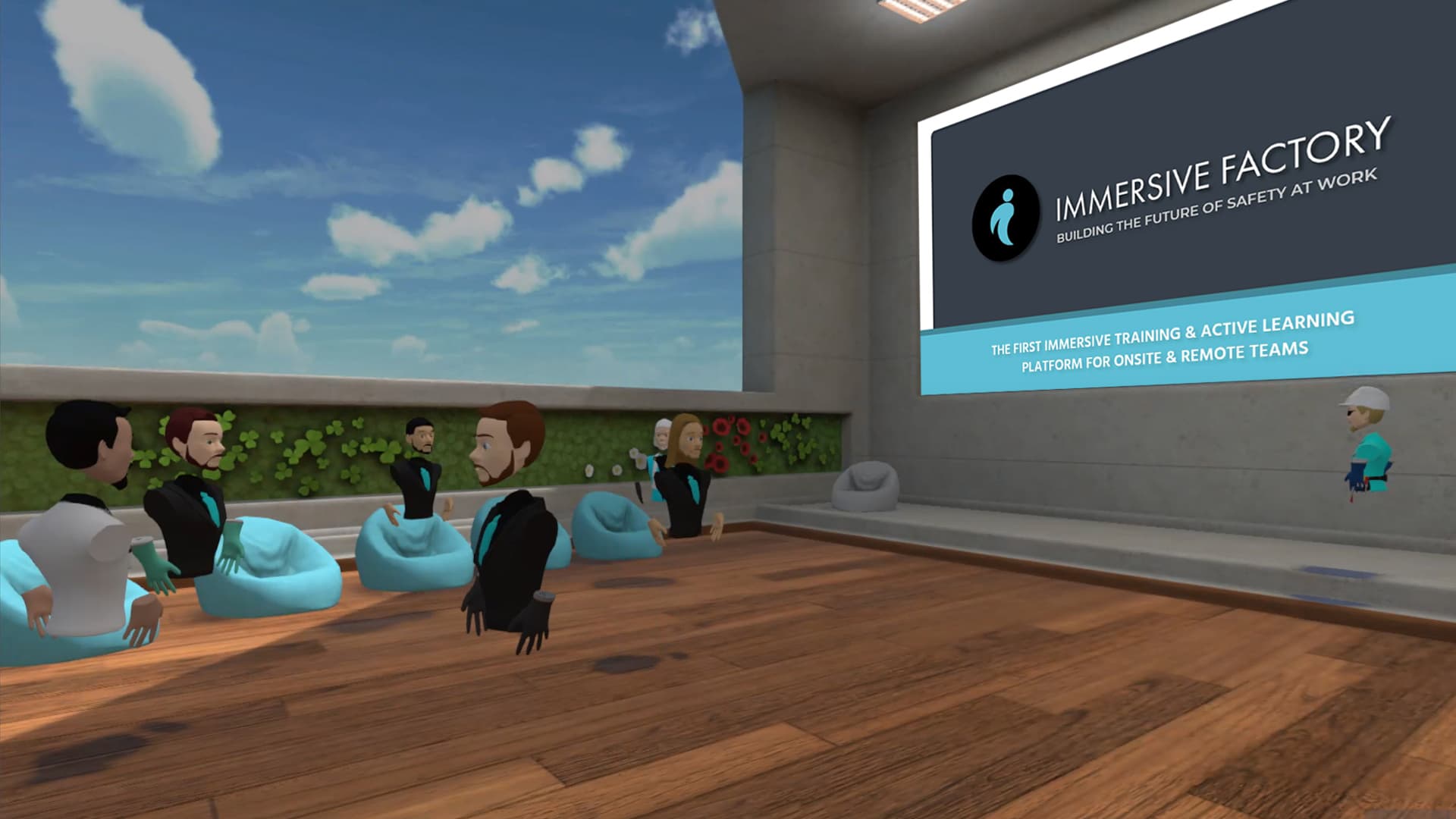 Virtual campus training room