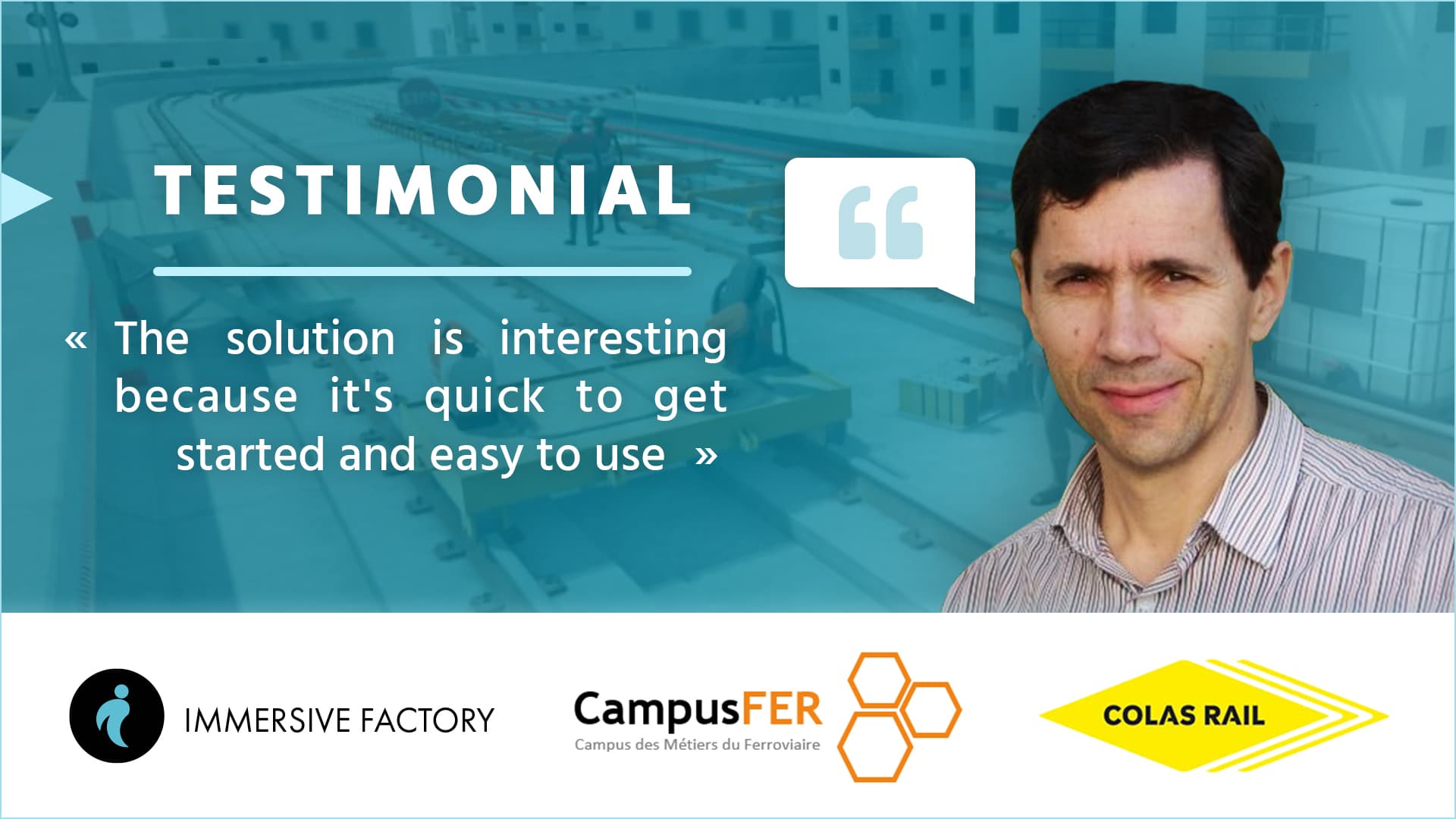 Immersed at Colas Rail