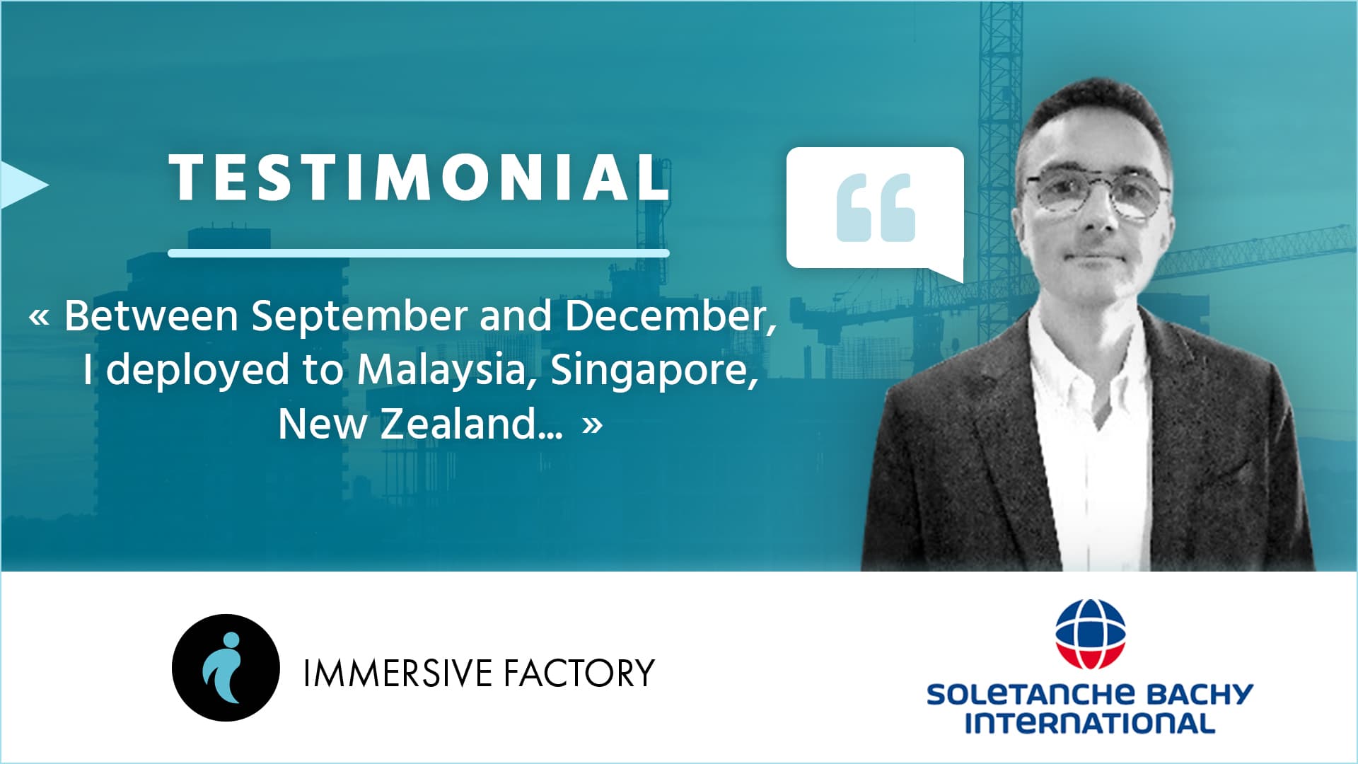 Immersed at Soletanche Bachy International