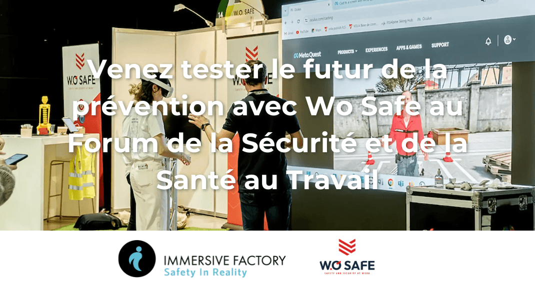 Venez tester le futur de la prévention avec Wo Safe au Forum de la Sécurité et de la Santé au Travail