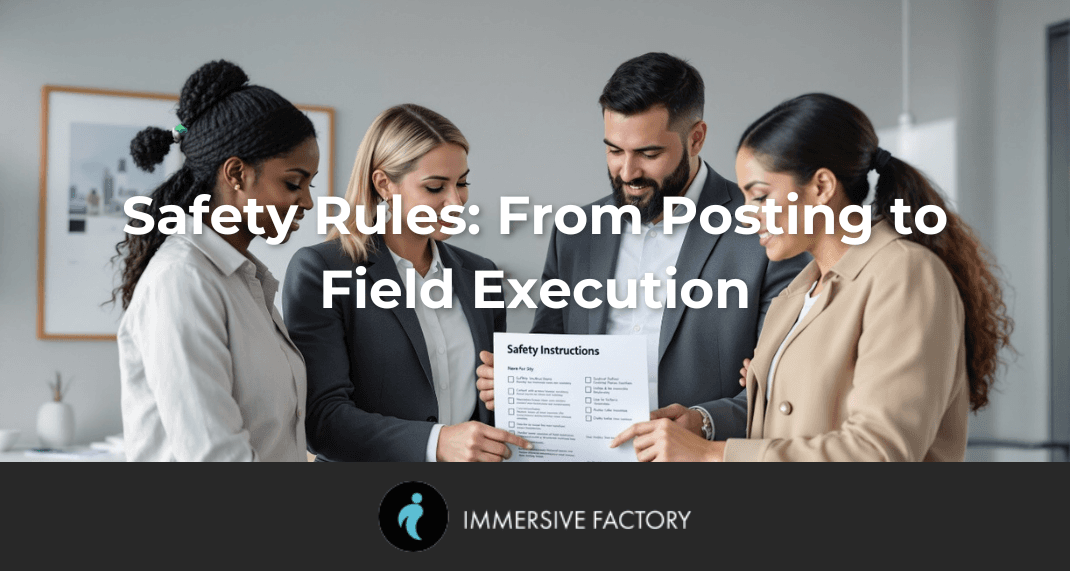 Safety Rules: From Posting to Field Execution