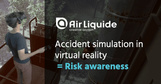 Air Liquide simulates virtual accidents to make its teams aware of safety