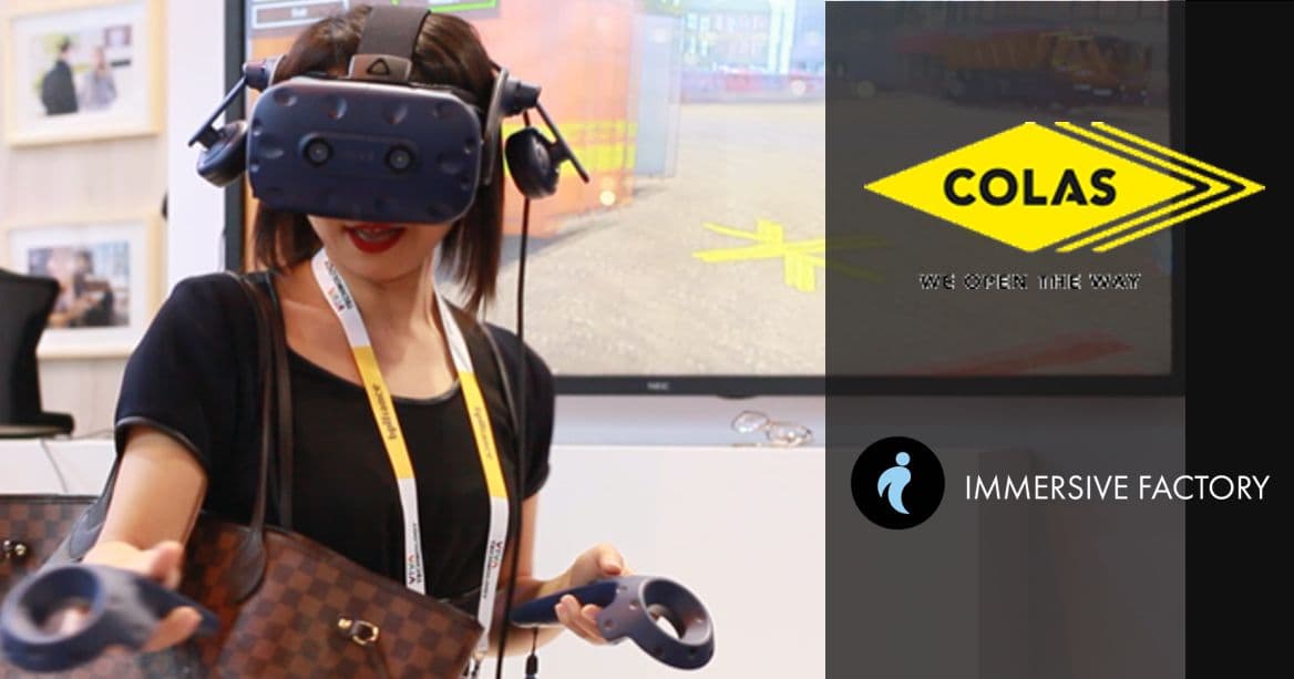 Colas and Immersive Factory innovate in the field of safety training