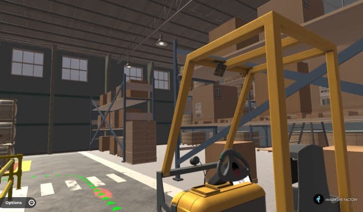 On-site circulation - Forklift truck - Pedestrian view preview image
