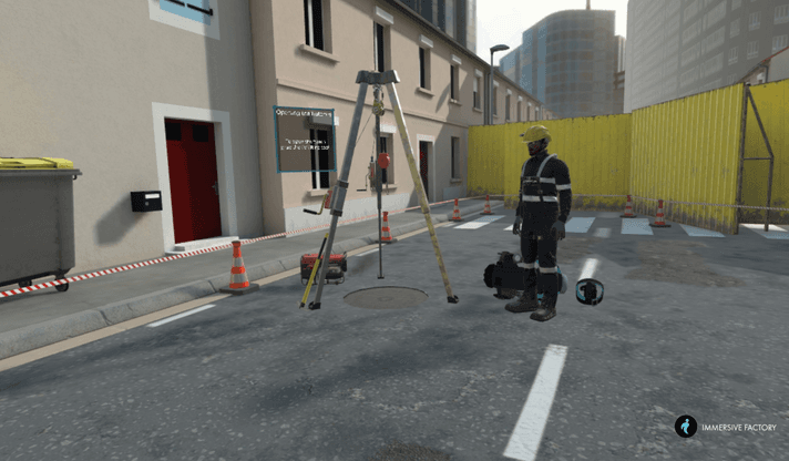 Opération de maintenance - Espace confiné regard d'assainissement preview image