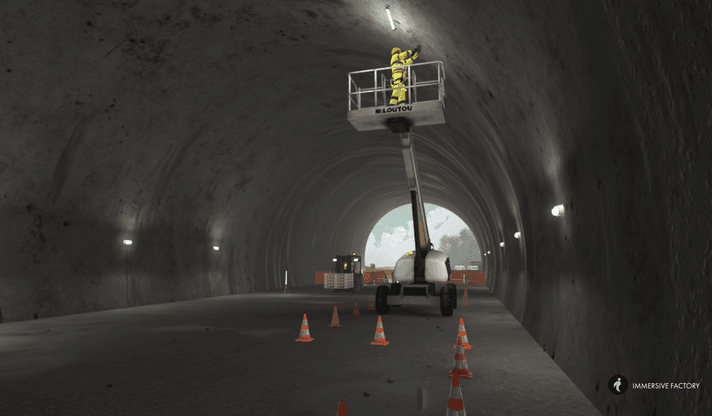 Maintenance sur voie rapide - Tunnel preview image