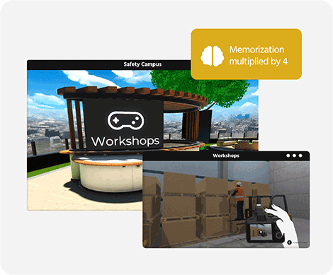 VR training workshops increase learner memory by 4