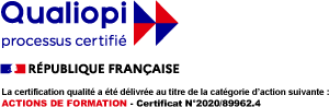 Logo of the Qualiopi certification logo