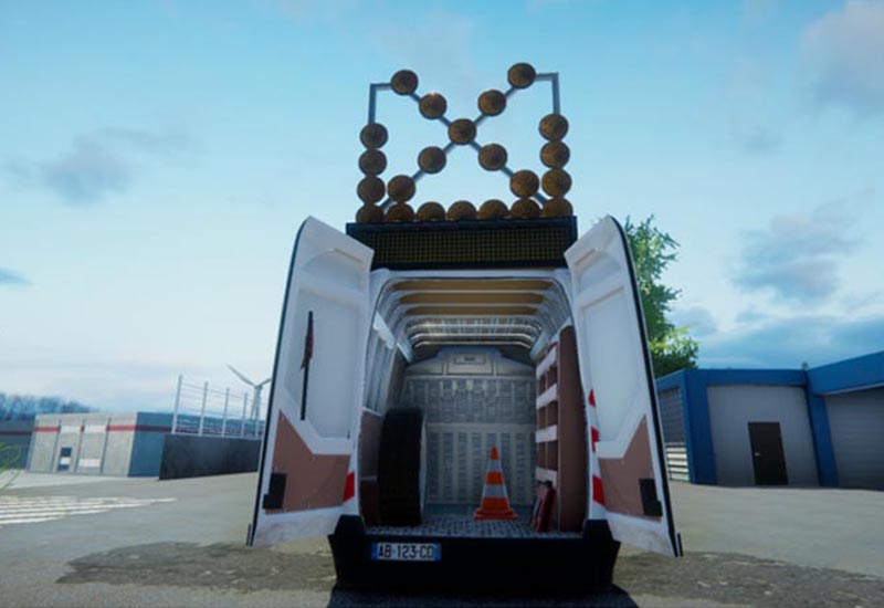 Visual of the VR based Motorway Operations course developed by Immersive Factory