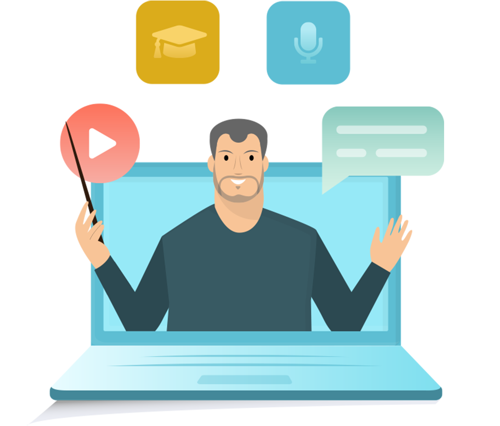 Video Learning illustration