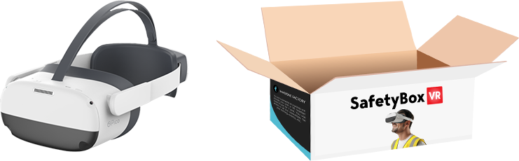 SafetyBox VR and Pico Neo 3 headset